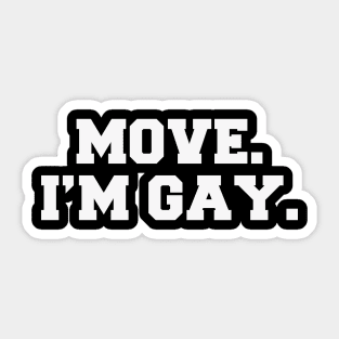 Move! Pride Jock Sticker